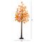 6ft. Pre-Lit Minimalist Autumn Maple Artificial Fall Tree with 120 Warm White LED Lights